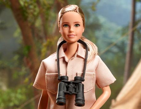 Jane Goodall gets her own Barbie made from Recycled Plastics