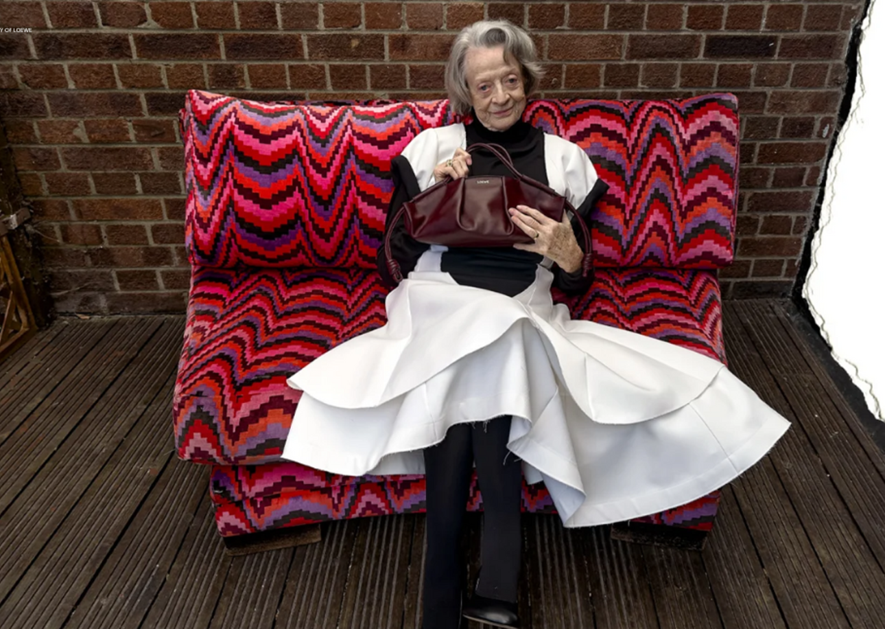 Maggie Smith at 88: The Timeless Grace of Loewe’s New Spring/Summer 2024 Campaign