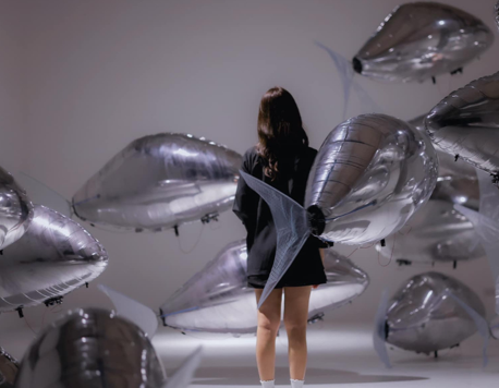 AI in Art: “FLOCK OF… Discover the Supernatural Nature of Floating Fish” Exhibition by bit studio between 5 August – 15 September 2023