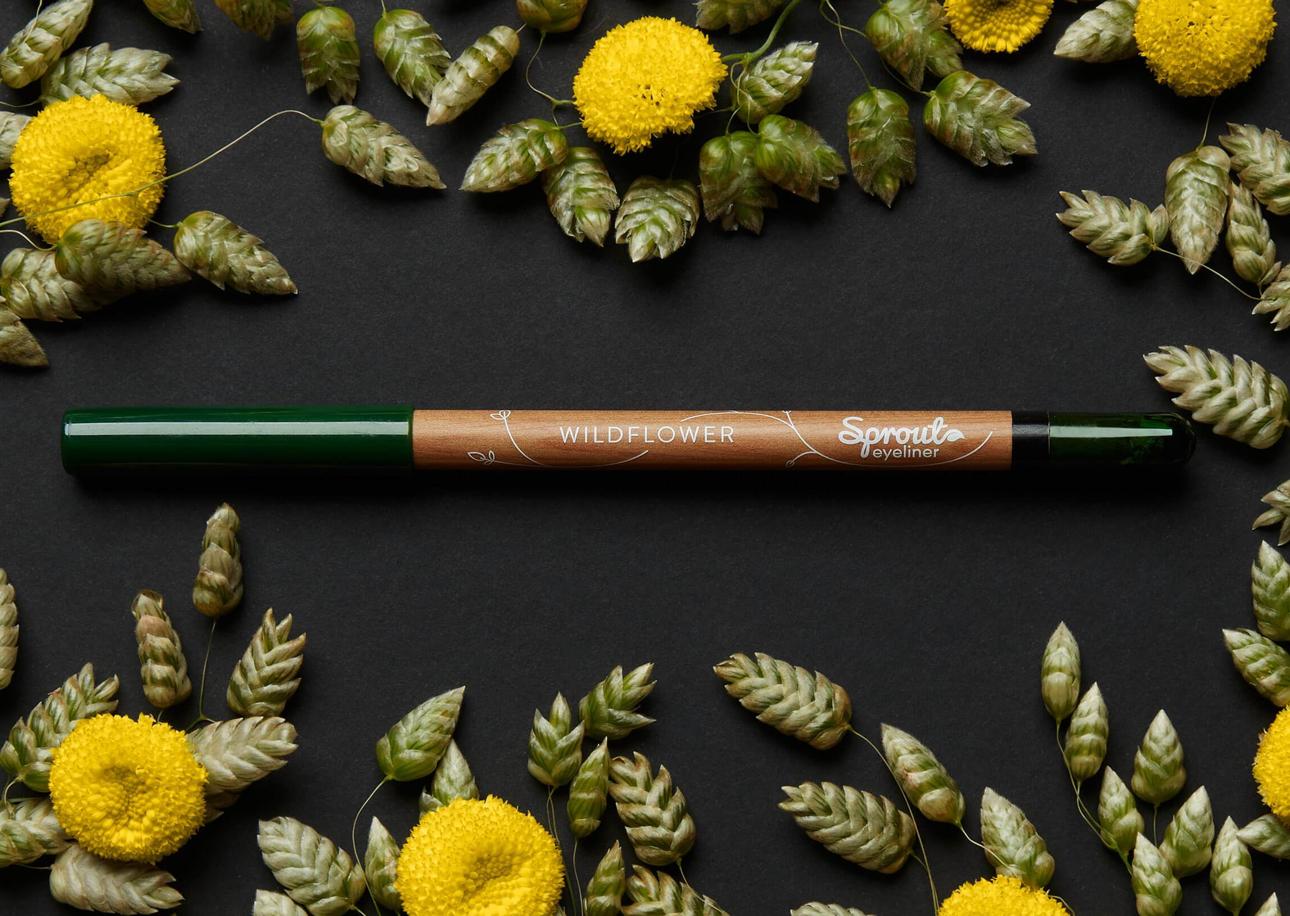 The World’s First Plantable Eyeliner Turns Into Wildflowers