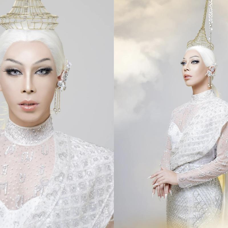 A Closer Look at Pangina Heals’ Thai Dress on RuPaul’s