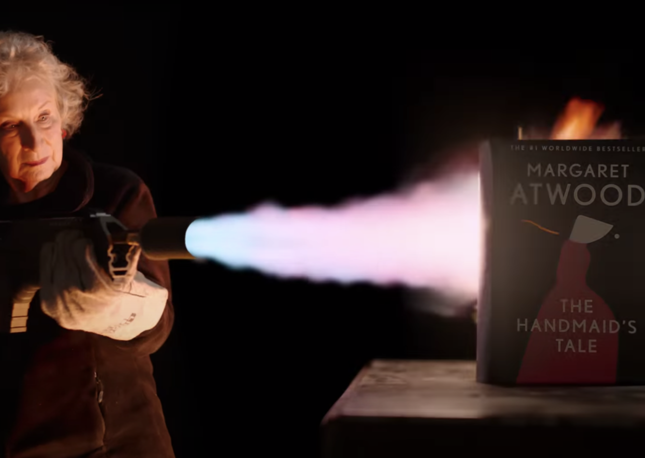 Margaret Atwood, a Flamethrower, and an Unburnable Book.