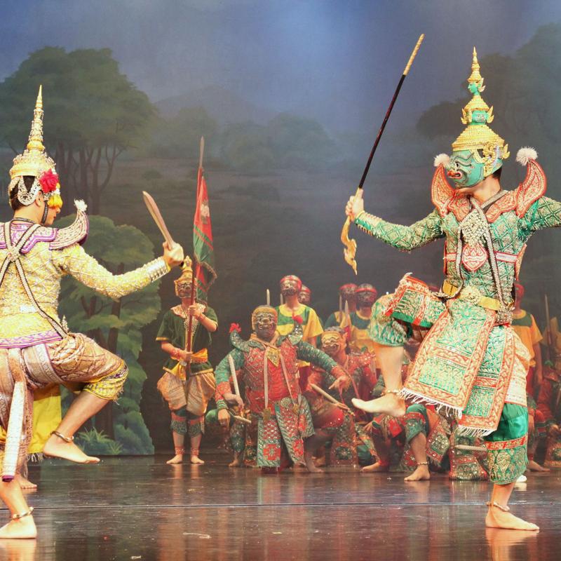 Breaking Gender Barriers: Sisters Challenge Norms as Female Performers of Male Role in Thai Masked Dance