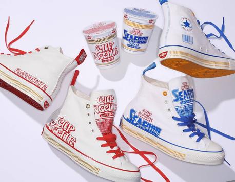 The Nissin Cup Noodle partners with Converse