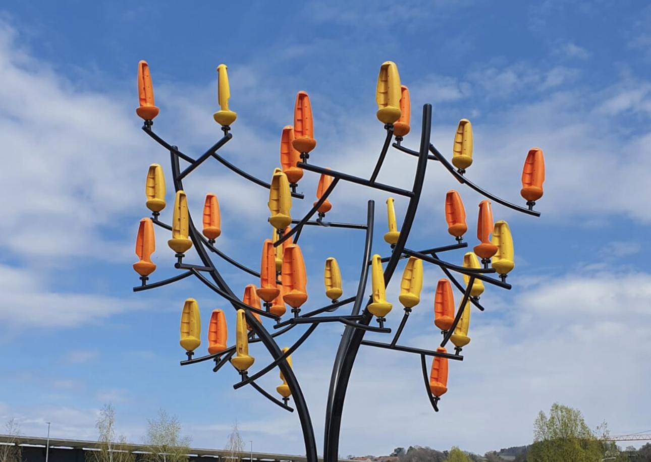 Inspired by Nature: French Company Develops Wind-Generating Trees Combining High Technology and Design