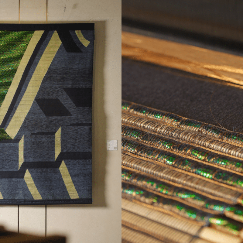 From Wings to Weavings: Exploring Jewel Beetle Wings in Textiles at Rosewood Bangkok