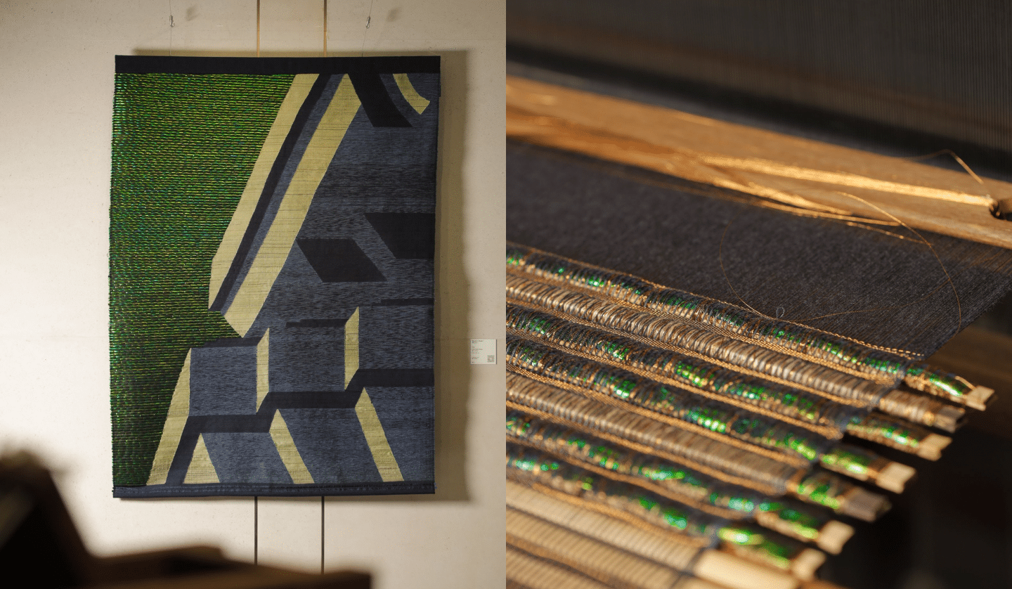 From Wings to Weavings: Exploring Jewel Beetle Wings in Textiles at Rosewood Bangkok