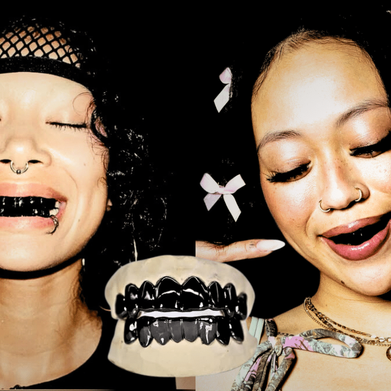 Black Grills: Homage to the Asian Tradition of Blackened Teeth, Once a Mark of High Status